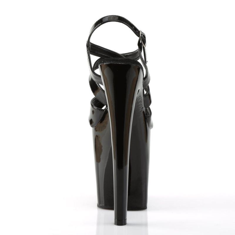 Talons Pleaser Xtreme-872 Femme Noir | FRANCE FRVKCEZR